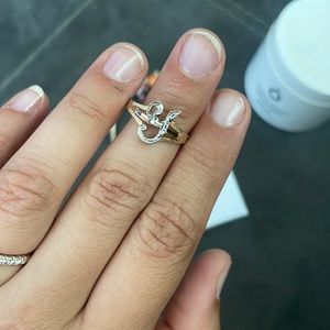 10KT GOLD INITIAL “Y” RING